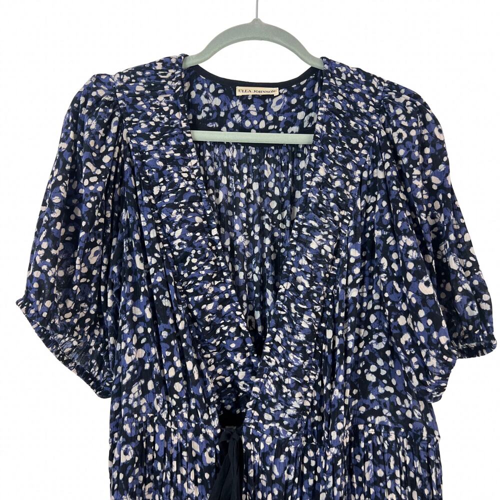 Missing Button- Ulla Johnson Kemala Wrap Dress Si… - image 3